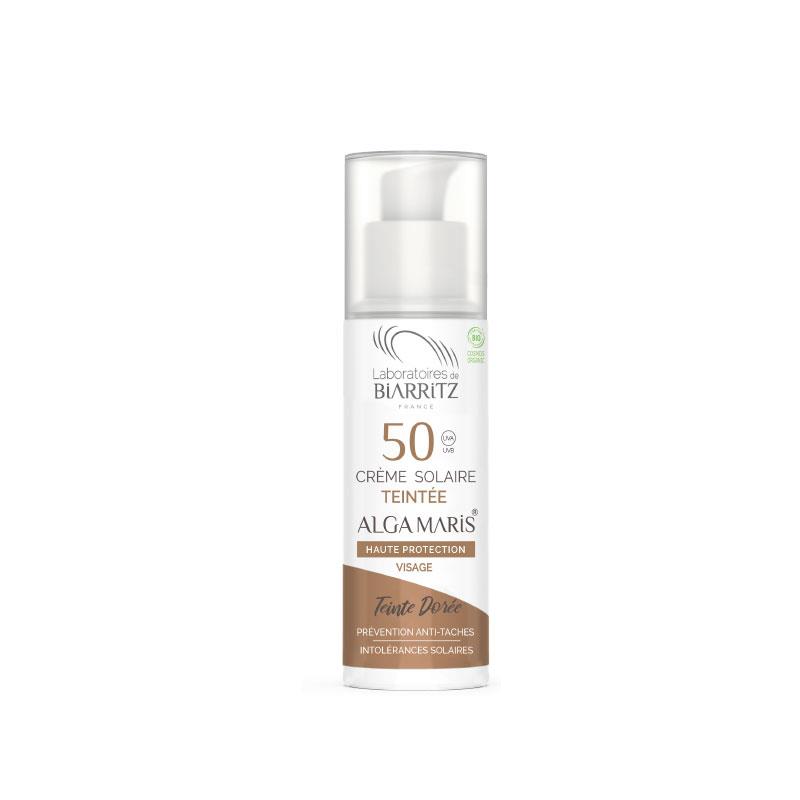 CREMA SOLAR CON COLOR SPF 50 DORADO BIO 50 ML