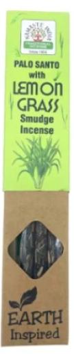 aromaterapia INCIENSO PALO SANTO CON LEMON GRASS 12UDS