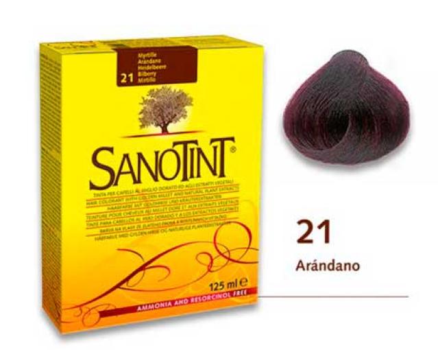 línea capilar SANOTINT Classic 21 Arándano 125ml
