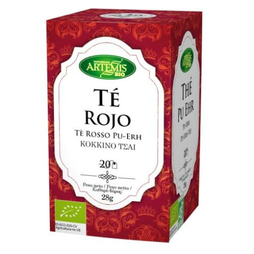 plantas en filtro TE ROJO PUERH BIO 20FILTROS